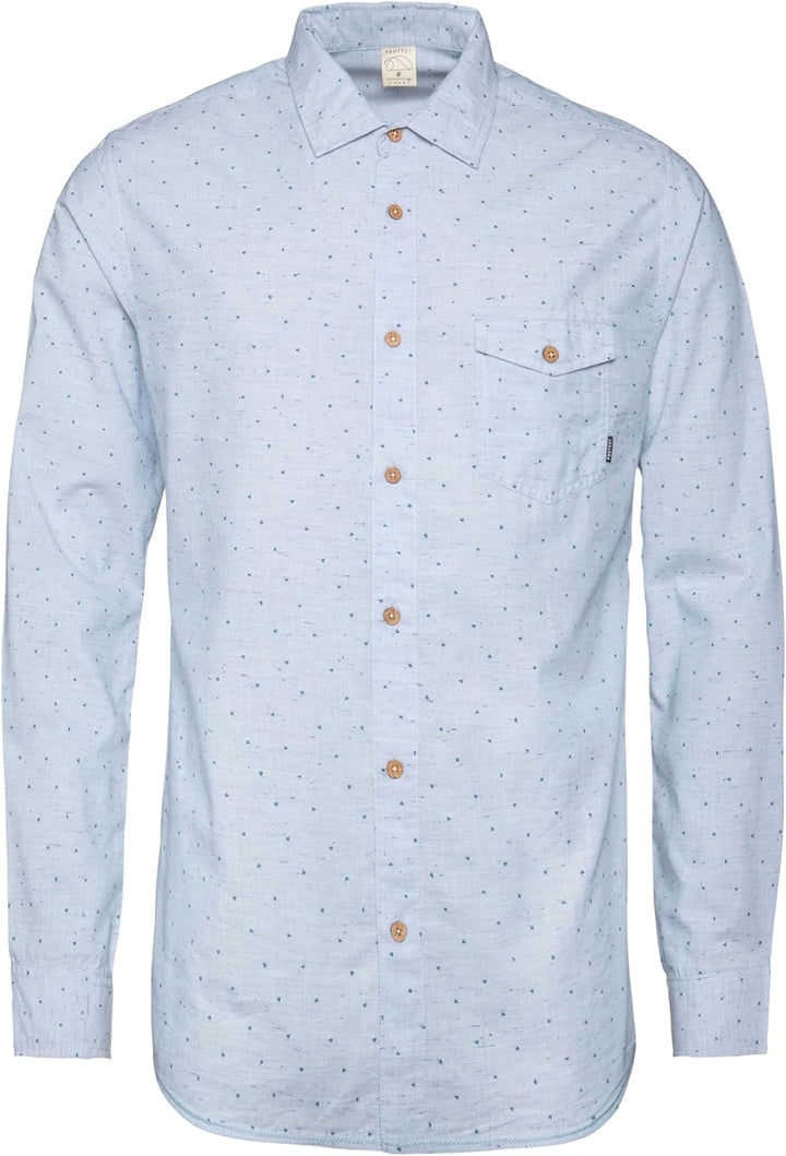 Protest Herren Afternoon Herrenhemd S Empire Blue, S Empire Blue