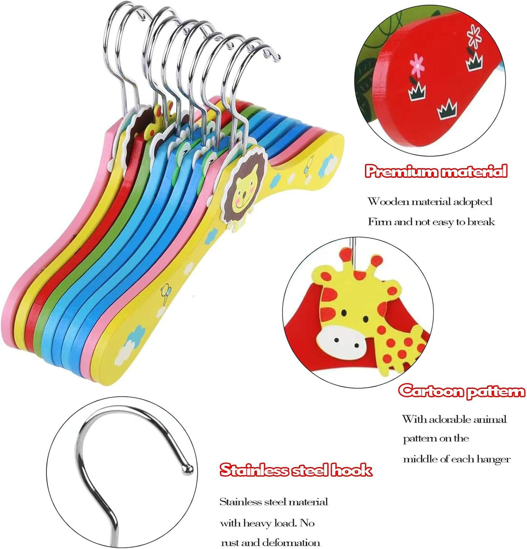 12 PCS Kleiderbügel - Puppenkleiderbügel - Bunte Kleiderbügel für Puppenschrank - Spielzeug Kleiders