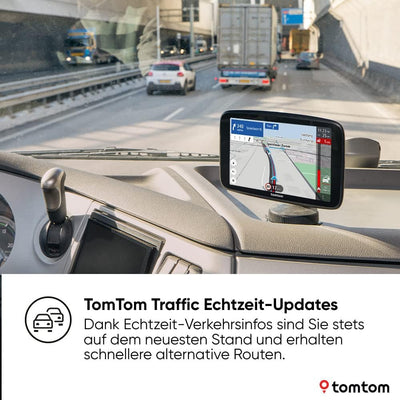 TomTom Lkw-Navi GO Expert Plus (7 Zoll HD-Display, Routenführung und POIs für grosse Fahrzeuge, TomT