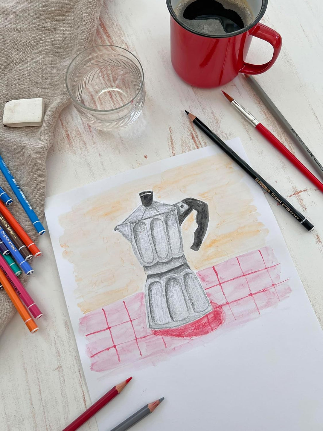 Premium-Buntstift - STABILO Original - ARTY+ - 38er Metalletui - mit 38 verschiedenen Farben, 38er M