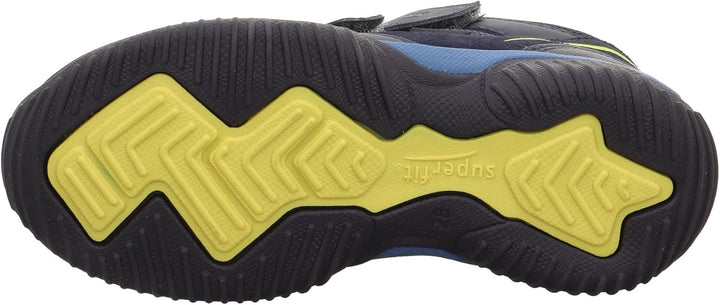 Superfit Boy's Storm Lightly Lined Gore-tex Sneaker 25 EU Blau Gelb 8050, 25 EU Blau Gelb 8050