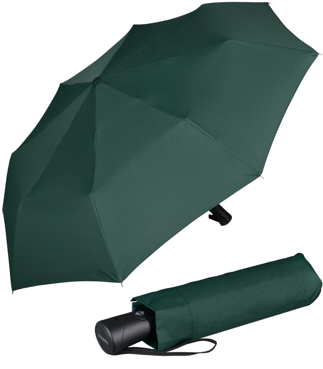 Doppler Fiber Magic Superstrong Taschenschirm 29 cm Uni Evergreen, Uni Evergreen