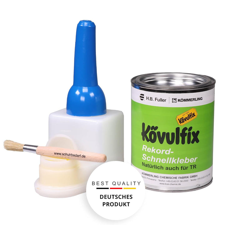 Kövulfix Rekord 600g Schnellkleber + Sparbehälter 0,4l + Auftragspinsel Kontaktklebstoff Universalkl