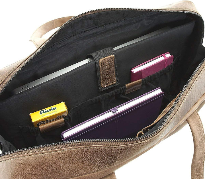 Plevier Pure Laptoptasche 43 cm Taupe, Taupe