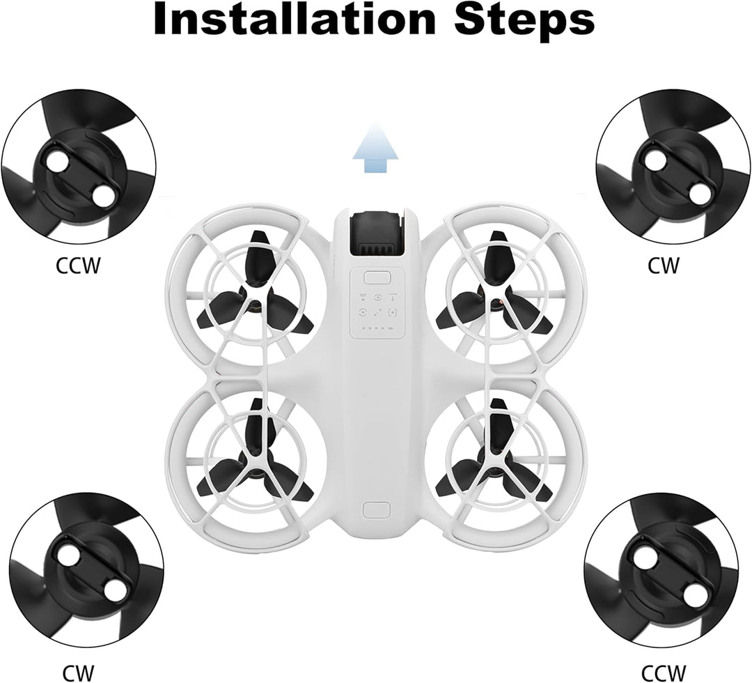 8 Stück 2016S Propeller für Neo, Leicht geräuscharm stabiler Propellerblatt Ersatzpropeller für DJI