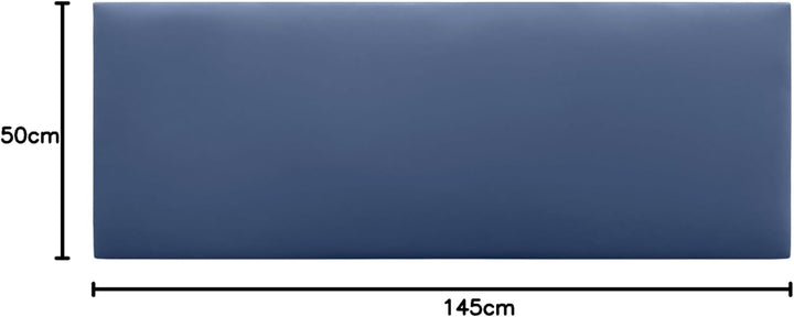 DHOME Kopfteil aus Kunstleder oder Stoff AQUALINE Glattes gepolstertes Kopfteil Luxusbett Kopfteil (