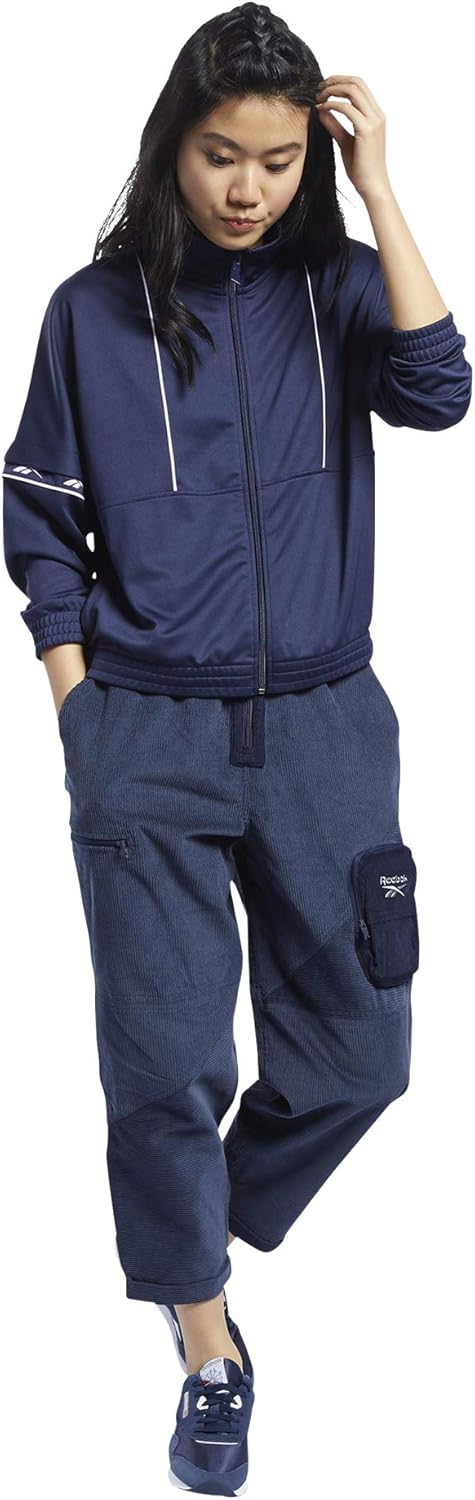 Reebok Damen Cl F Vector Tape Tracktop Weste XS Blau (Vecnav), XS Blau (Vecnav)