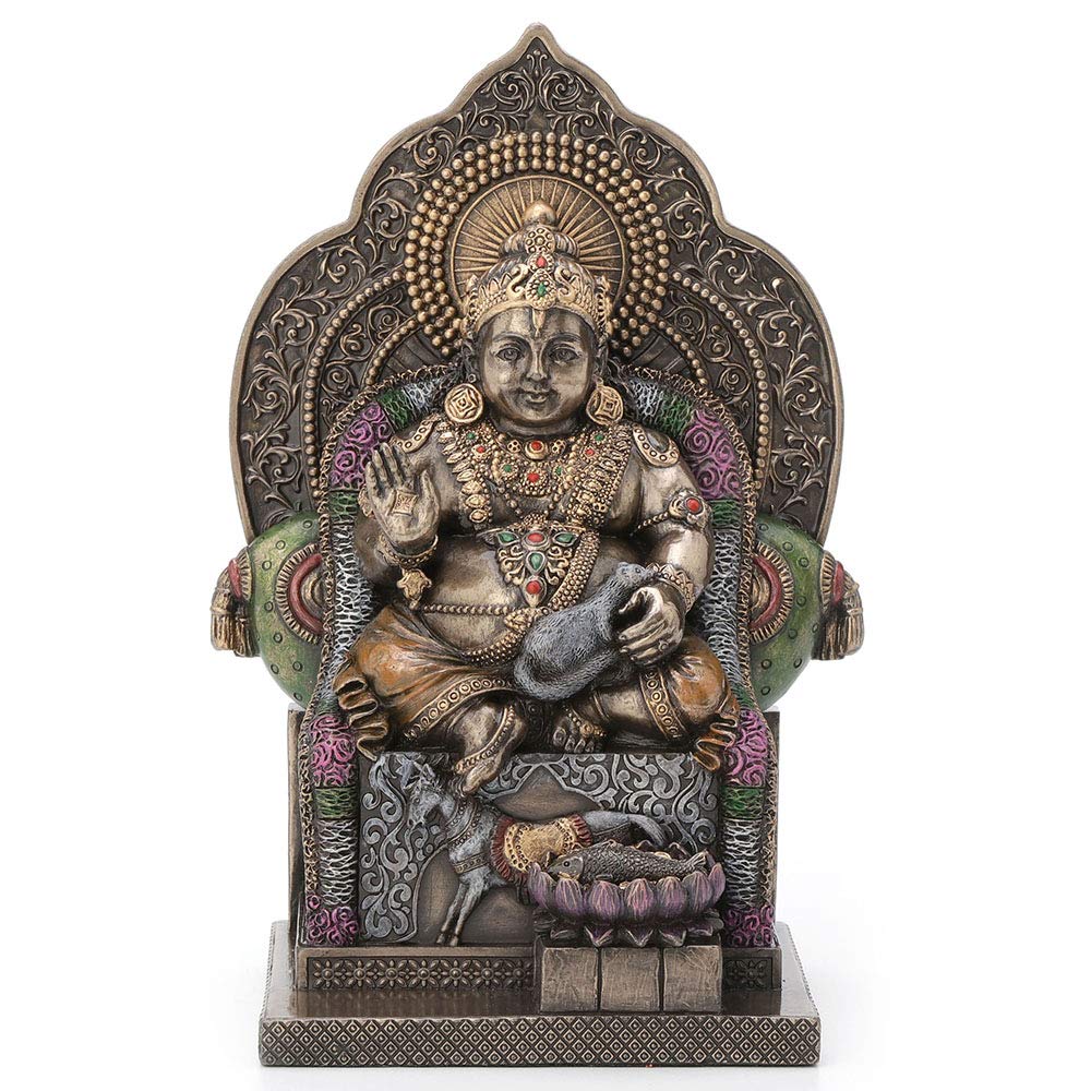 Veronese Design Gott Kubera Hindu-Gott des Reichtums, Kuvera, Kuberan, Beschützer der Welt, antikes