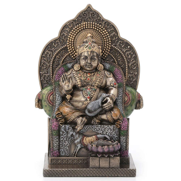 Veronese Design Gott Kubera Hindu-Gott des Reichtums, Kuvera, Kuberan, Beschützer der Welt, antikes