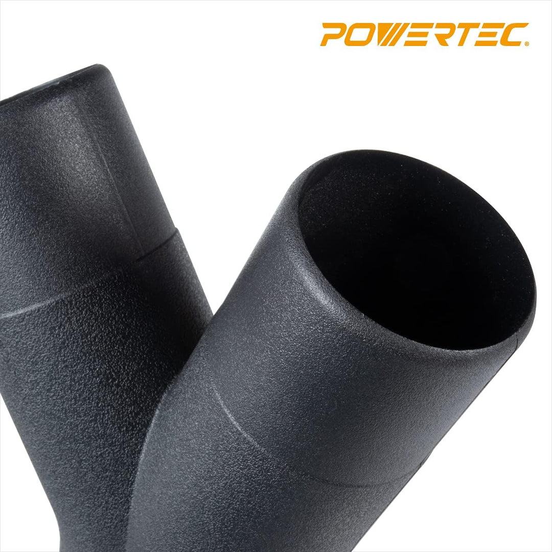 POWERTEC 70276 Staubsammel-Splitterverschraubung, 10,2 cm bis 5,4 cm