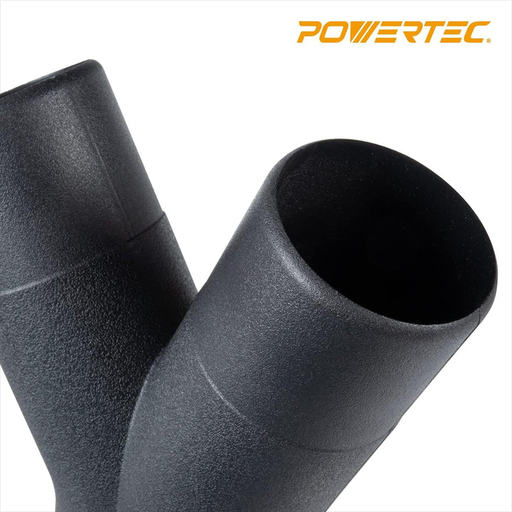 POWERTEC 70276 Staubsammel-Splitterverschraubung, 10,2 cm bis 5,4 cm