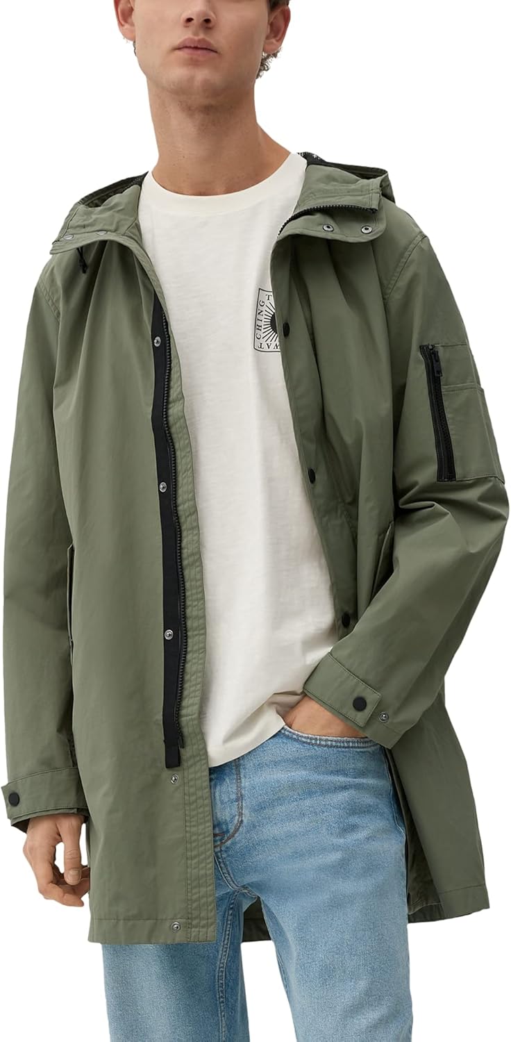 s.Oliver Herren Mantel XL Grün, XL Gr&#xFC;n