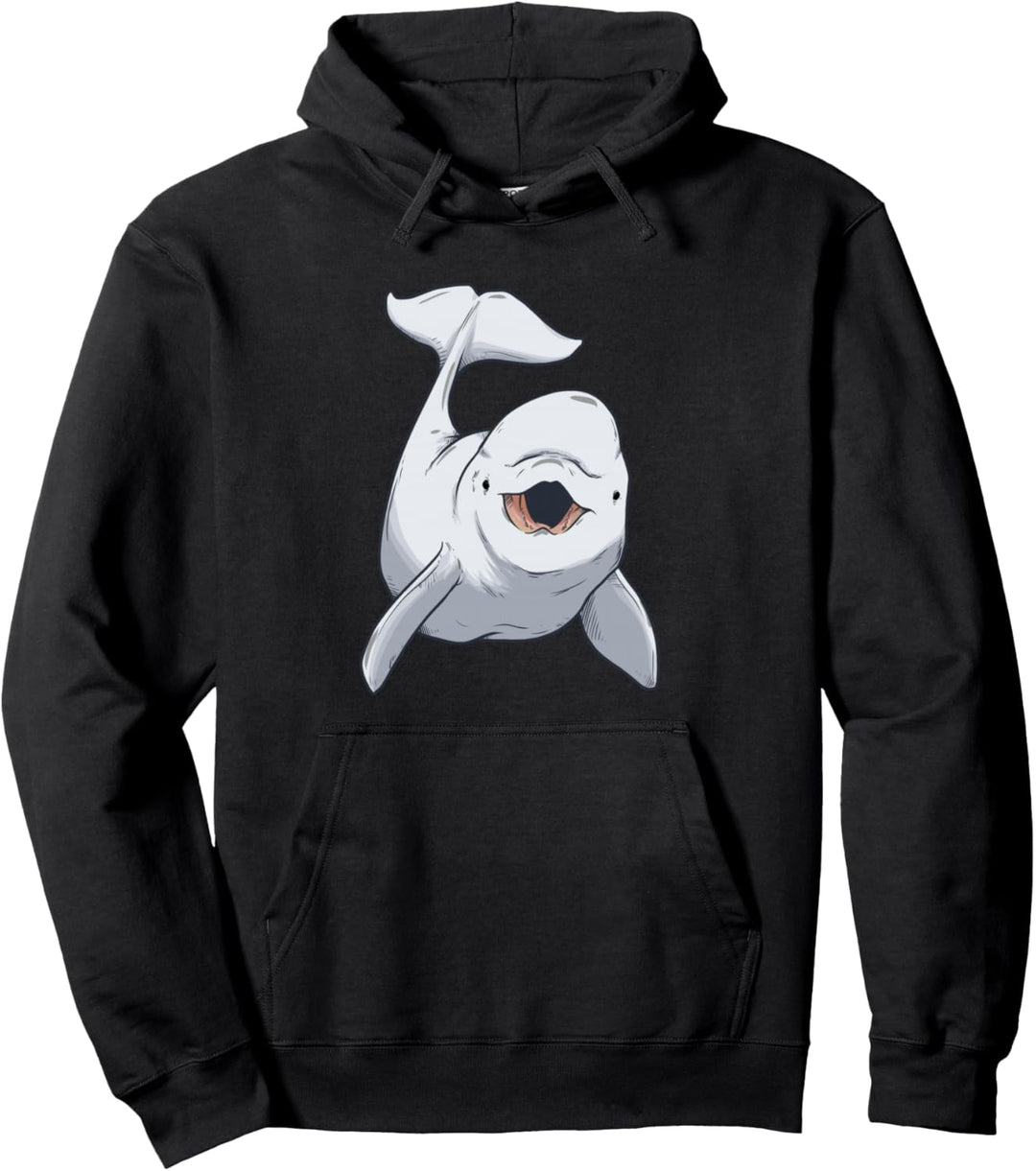 Weisser Baby Wal Beluga Weisswal Gründelwale Kinder Pullover Hoodie