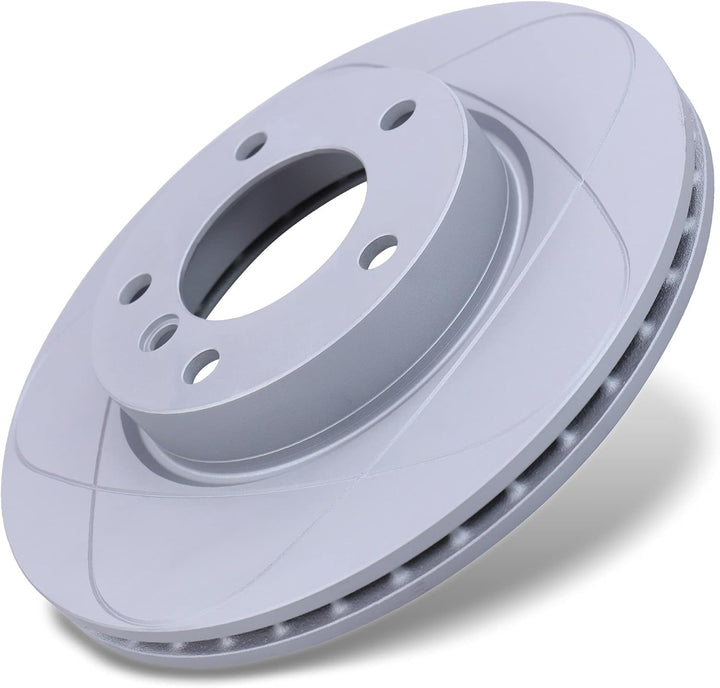 ATE Bremsenset Vorderachse inkl. PowerDisc Bremsscheiben vorne Ø 286 mm belüftet und Ceramic Bremsbe