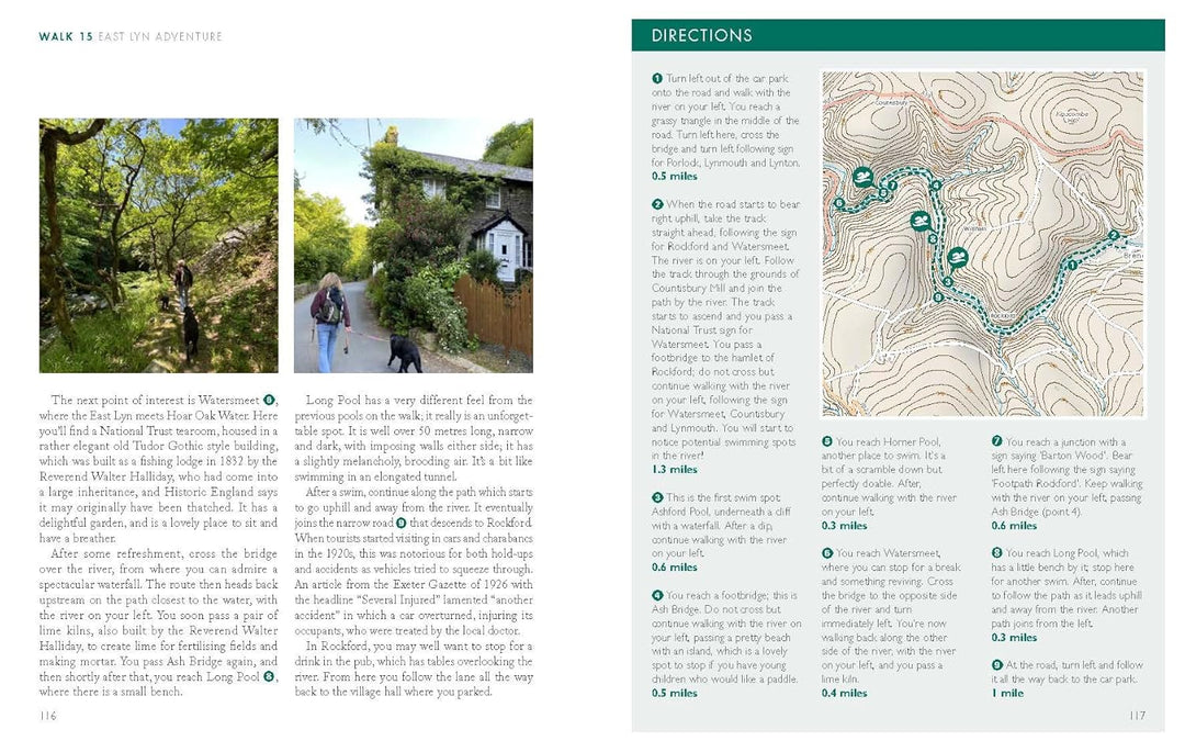 Wild Swimming Walks Exmoor & North Devon: 28 Lake, River & Waterfall Days Out, Taschenbuch