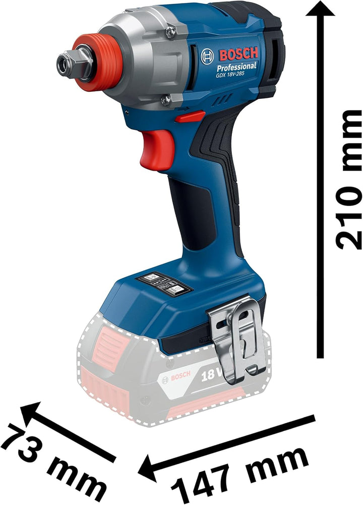 Bosch PRO 18V System Combo-Kit: GSR 18V-65, GDX 18V-285, GBH 18V-26, GWS 18V-11, 2x GBA 18V 5.0Ah, 1