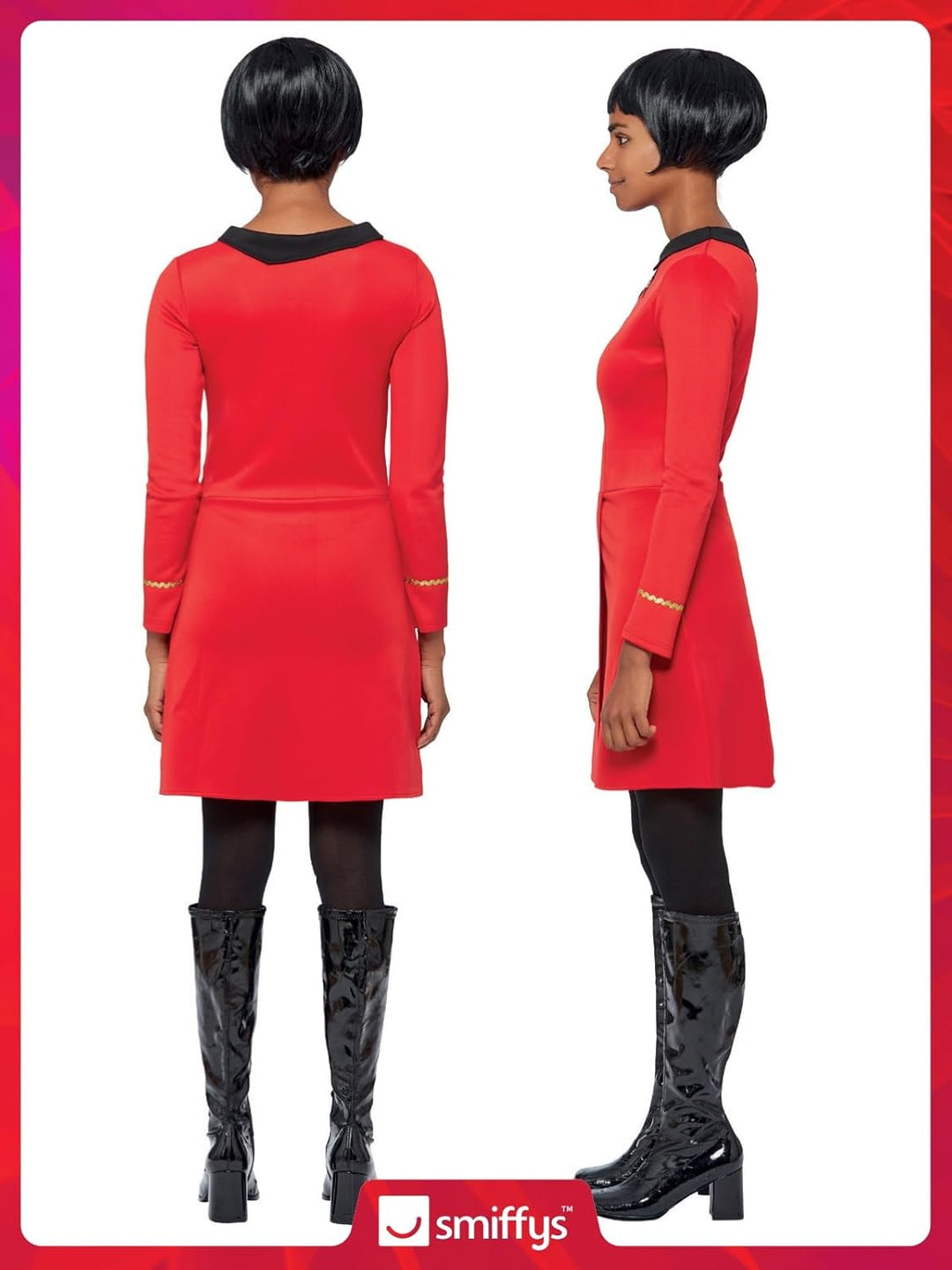 Smiffys Officially Licensed Star Trek Original Series Operations Uniform, L