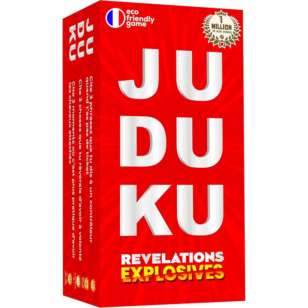 Gesellschaftsspiel – Juduku Explosive Enthüllungen – Kartenspiel hergestellt in Frankreich – neu – G