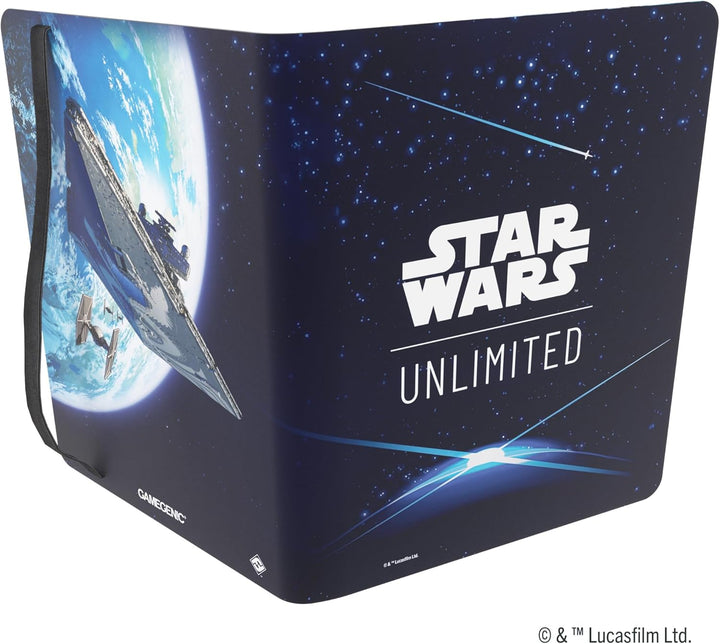 Gamegenic, Star Wars: Unlimited 18-Pocket Album – Card Back Blue Blau, Blau