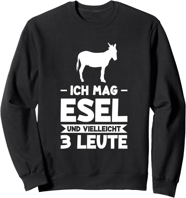 Esel Tiere Maultier Sweatshirt