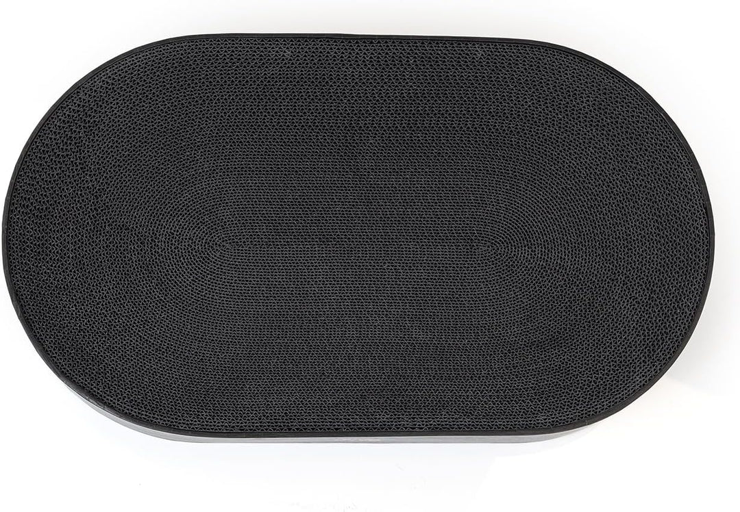 CanadianCat Company | Kratzpappe Apollo - Katzenbett aus Wellpappe in schwarz - Black Edition | ca.