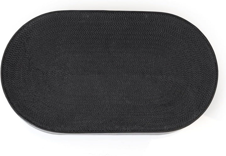 CanadianCat Company | Kratzpappe Apollo - Katzenbett aus Wellpappe in schwarz - Black Edition | ca.