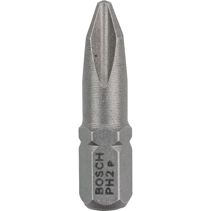Bosch Professional Bit Extra Hard Kreuzschlitz (100 Stück, PH 2, Länge: 25 mm, Zubehör zum Schrauben