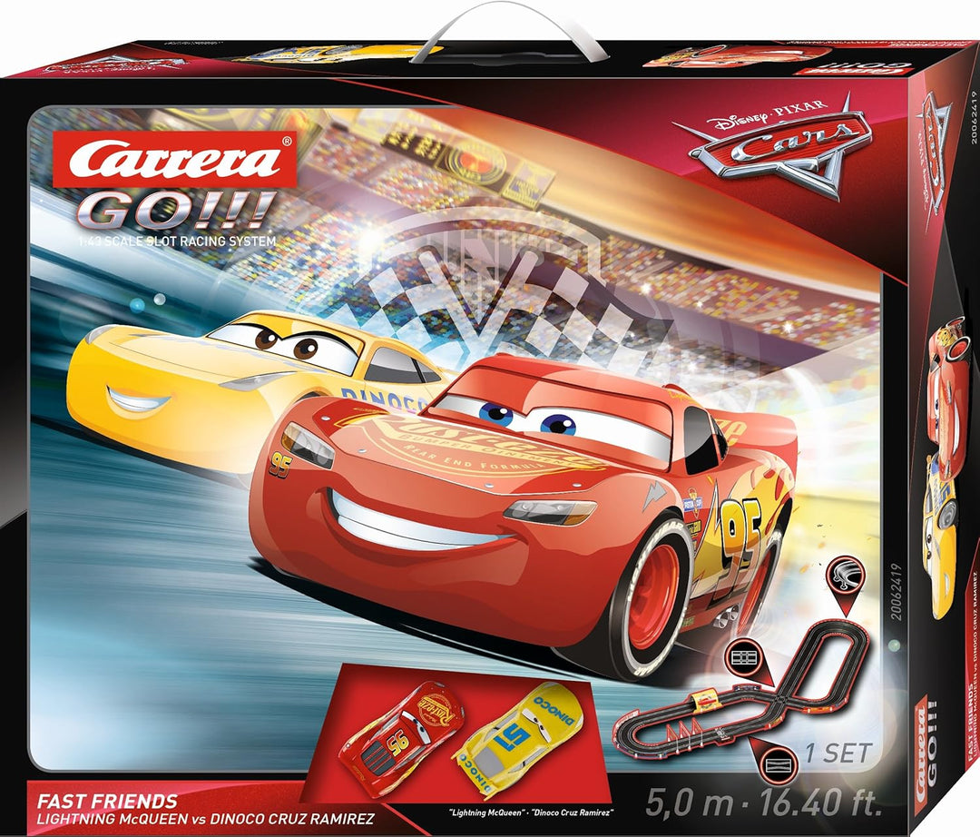 Carrera 20062419 - Go!!! Disney/Pixar Cars 3 - Fast Friends