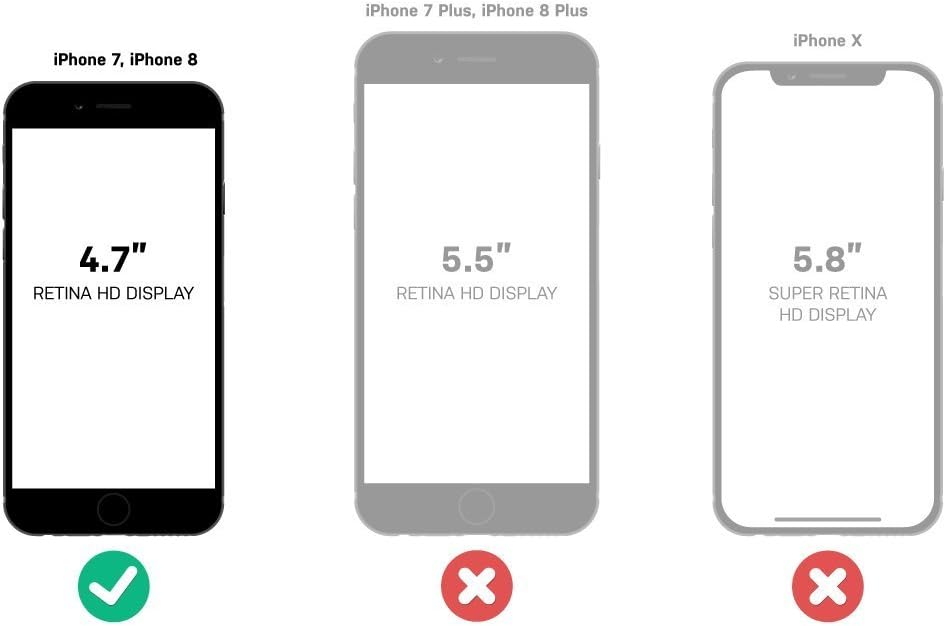 OtterBox Commuter Series Case für iPhone 8 & iPhone 7 (Nicht Plus) – frustrationsfreie Verpackung – 