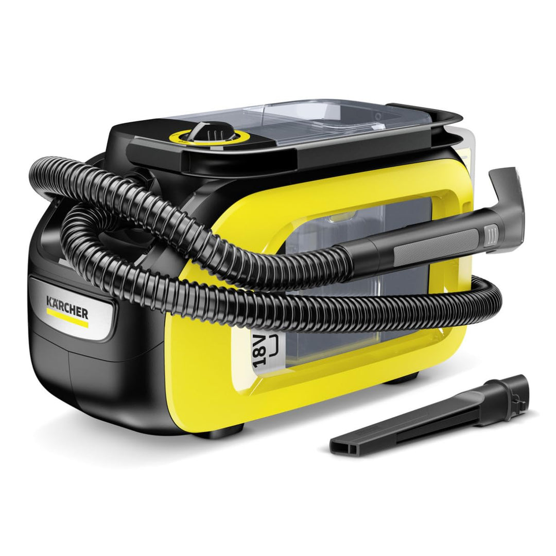 Kärcher SE 3-18 Compact Akku-Waschsauger (Integrierter Sprühschlauch, extra Wasch- und Fugendüse zur