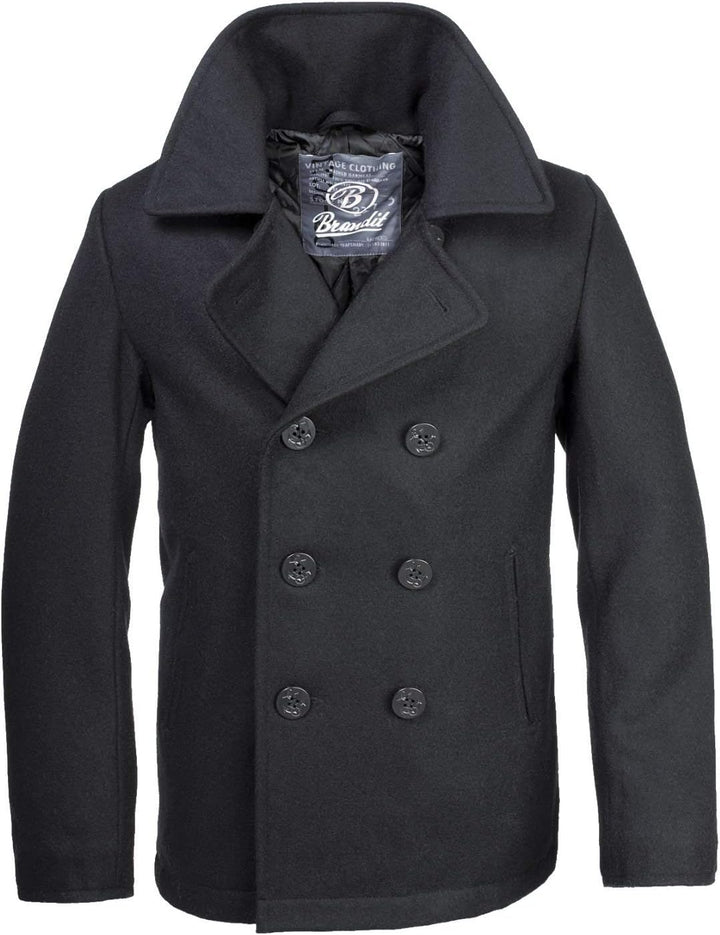 Brandit PEA Coat Schwarz L