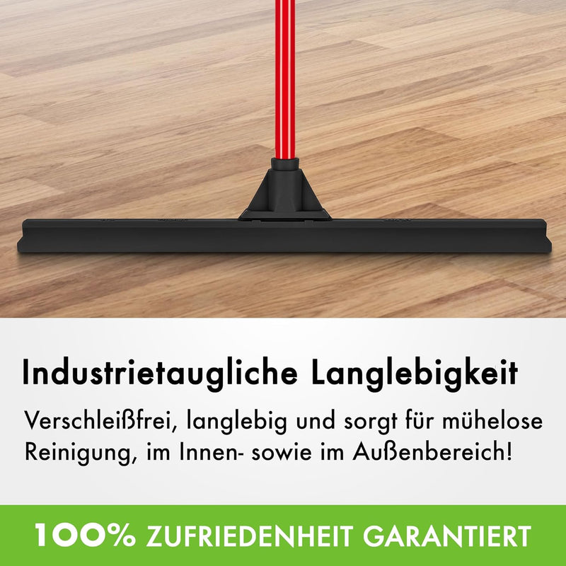 Tyroler Bright Tools Wasserabzieher/Wasserschieber mit extra langlebigem und extra breitem 60cm Gumm