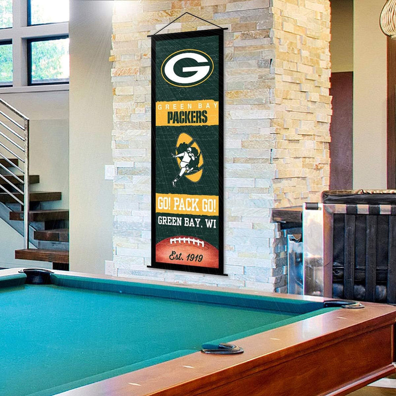 Green Bay Packers Banner und Schriftrollschild