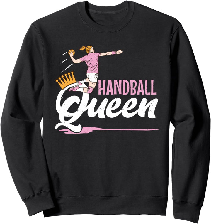 Handball Queen Handball Mädchen Frauen Spielerfrau Fan Sweatshirt
