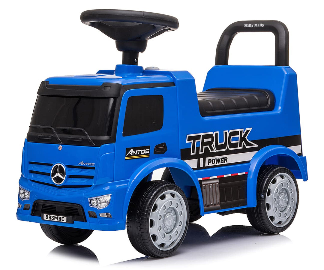 Milly Mally Interaktives Rutschauto Mercedes Antos Blue Blau, Blau