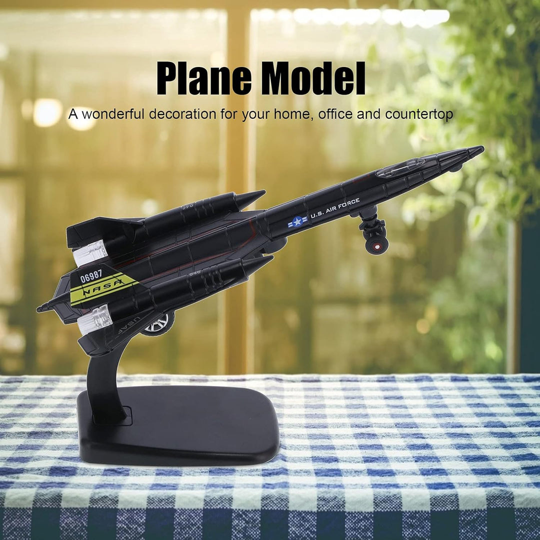 Zerodis SR71 Blackbird Aufklärungsflugzeug Modell, Kinder Jungen Legierung Kunststoff Flugzeug Model