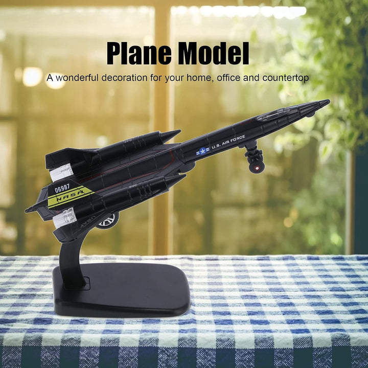 Zerodis SR71 Blackbird Aufklärungsflugzeug Modell, Kinder Jungen Legierung Kunststoff Flugzeug Model
