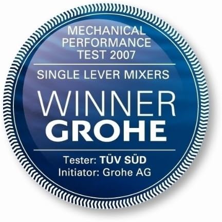 GROHE Flair - Einhand- Spültischarmatur (mit herausziehbarem Mousseurauslauf, L-Auslauf), chrom, 324