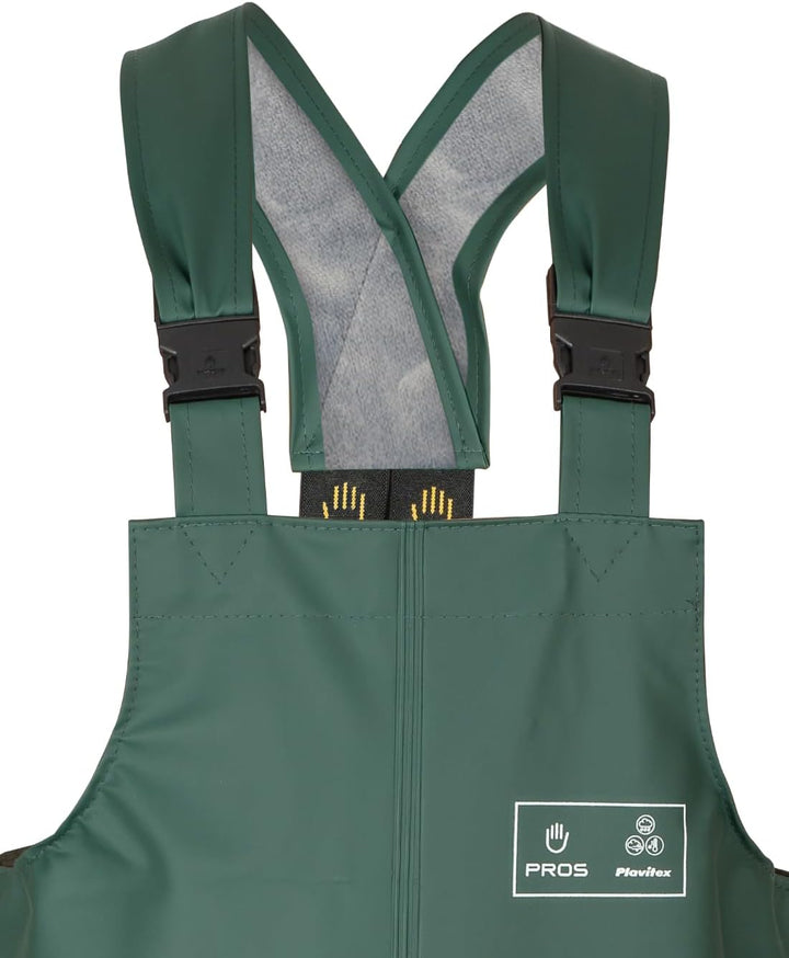 PROS 001 Regenhose Wasserschutzlatzhose Latzhose Arbeitshose Herren Damen EN ISO 13688 EN 343 Schwei
