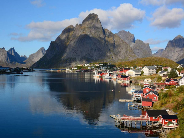 CALVENDO Puzzle Reine/ Moskenesøya 1000 Teile Lege-Grösse 64 x 48 cm Foto-Puzzle Bild von GUGIGEI, 1