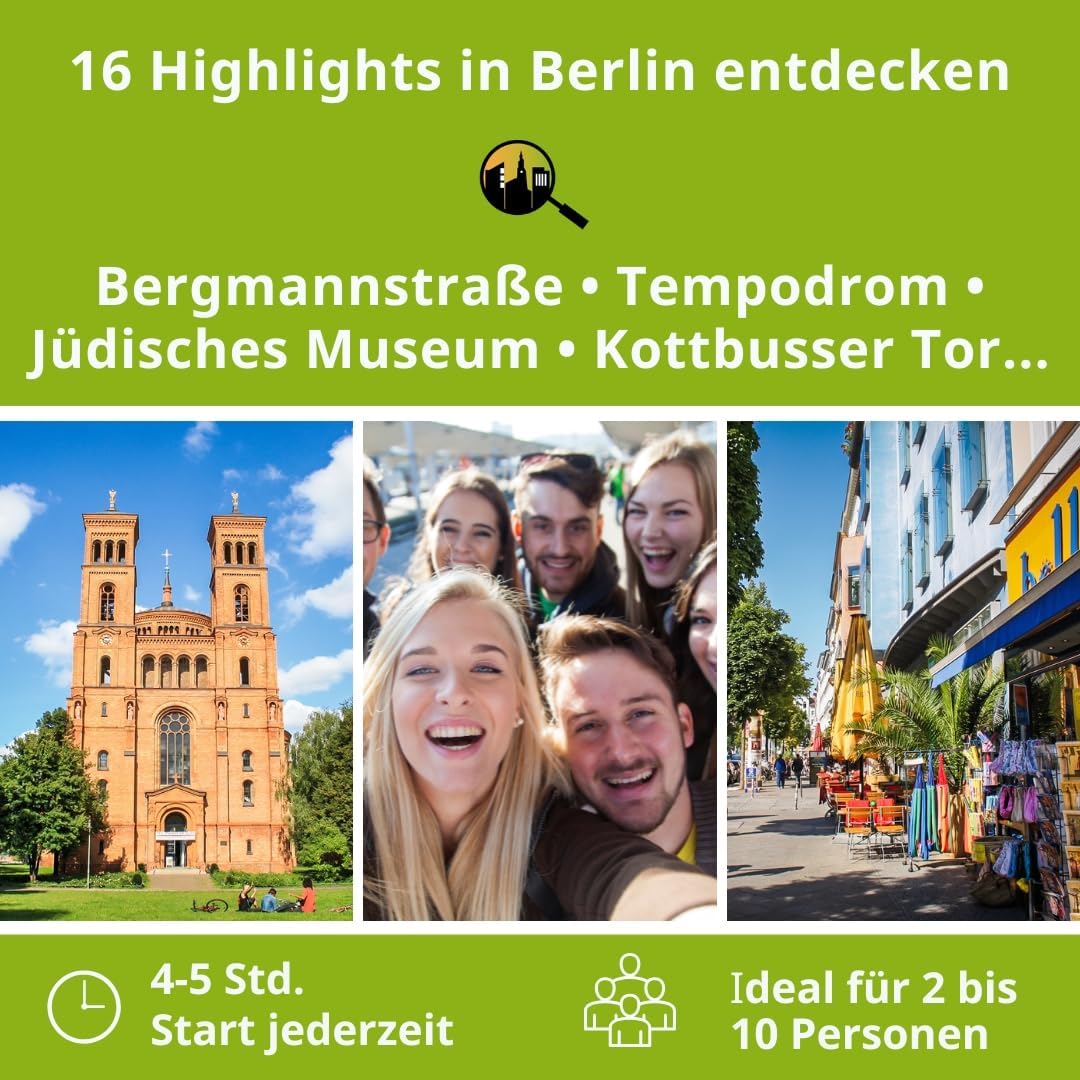 Schnitzeljagd Berlin Kreuzberg: Stadtspiel Berlin als Schnitzeljagd für Familien, Klassenfahrten ode