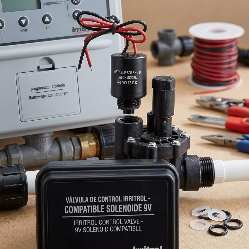 Suinga Soeniide Ersatzteil für IRRITROL 9 V. Original-Spule ermöglicht den Betrieb des Elektroventil