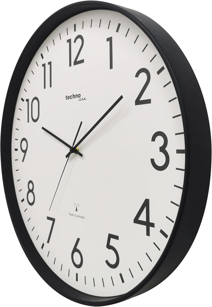 technoline XXL Funkwanduhr WT8998, 50 cm, Bahnhofsuhr, XXL Wanduhr,