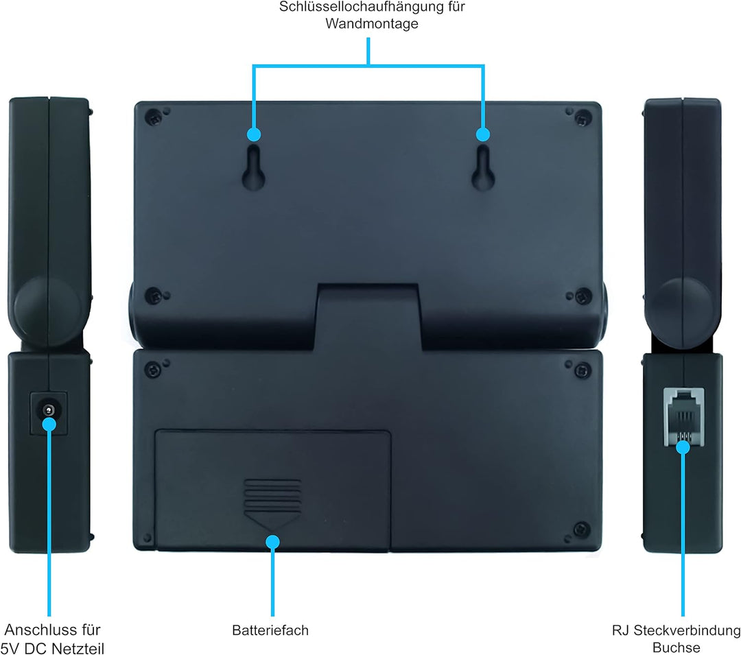 Dipse ACE Digitale Paketwaage von 1g bis 40kg - robuste Plattformwaage | Batterie- und Netzbetrieb