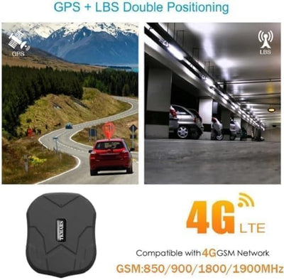 TKMARS 4G GPS Tracker Ohne ABO Auto GPS Tracker 90 Tage Standby-Zeit, Starke Magnetische Wasserdicht