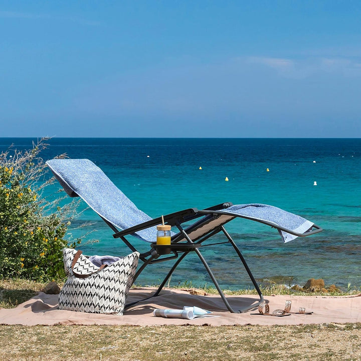 LAFUMA MOBILIER Badetuch für Relax Liegestühle, 100% Baumwolle, Farbe: Iroise, LFM2972-9302 Iroise E
