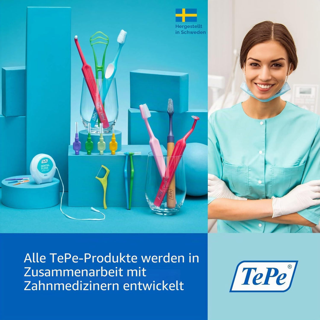 TePe Interdentalbürsten Original BLAU 0,6 mm, 25 Stück (1er Pack) Blue 0.6mm, Blue 0.6mm