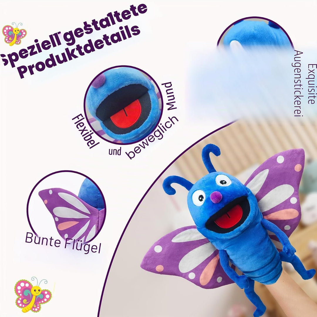 Diese Puppe ist eine Puppe mit richtigen Flauschigen händen und einem beweglichen Mund, die mit biki