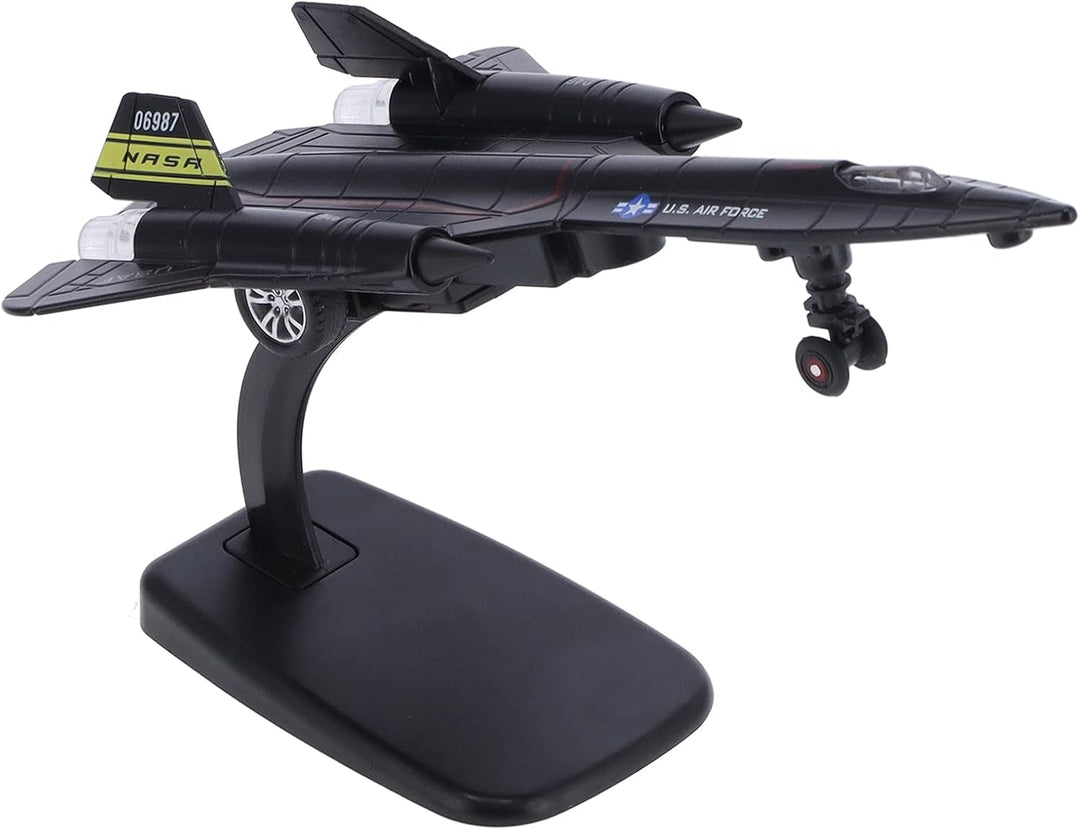 Zerodis SR71 Blackbird Aufklärungsflugzeug Modell, Kinder Jungen Legierung Kunststoff Flugzeug Model