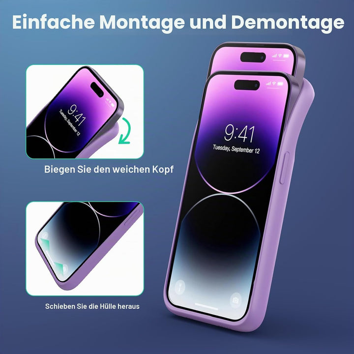Feob Akkuhülle für iPhone 14 Pro,【2023 Neueste】7200mAh Smart Battery Case Zusatzakku Ladehülle Tragb